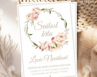 E-pozvánka / Invited Birthday card