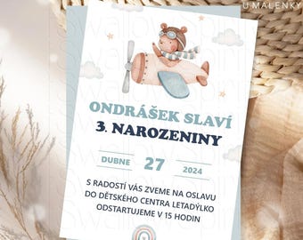 E-pozvánka / Invited Birthday card