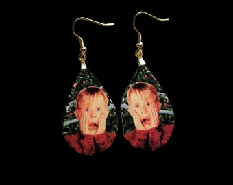 hOME ALONE X-MAS - Earrings  Fun .....I made my family disappear!!!!!!
