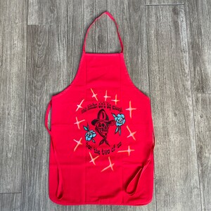 Hand Painted Kitchen Apron
