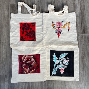 Hand Painted Tote Bags