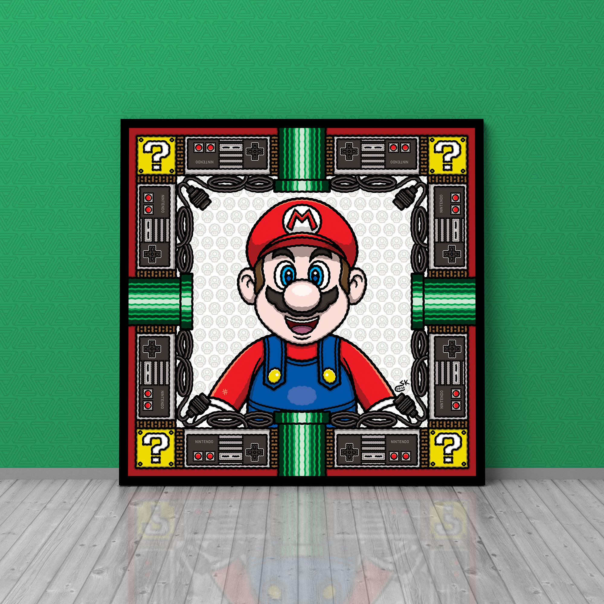 Mario Illustration - Etsy