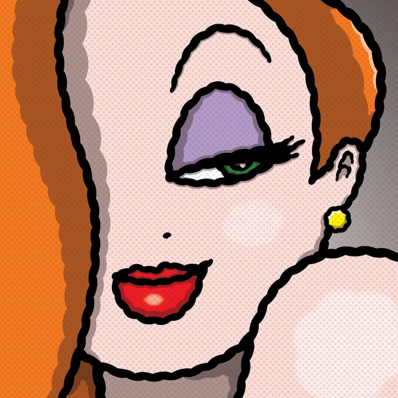 Jessica Rabbit Who Framed Roger Rabbit Hand Drawn Digital Portrait Jessica Rabbit Who Framed Roger Rabbit Hand Drawn Digital Portrait