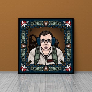 Louis Tully - Ghostbusters 2 - Handgezeichnete/Digitale Porträt Illustration