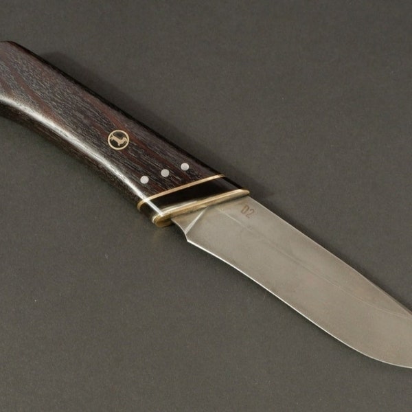 Couteau de chasse D2 forgé à la main Unique fabriqué à la main par TBS, cadeau des pères, cadeau pour lui, meilleur cadeau, cadeau de Noël