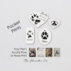 Custom Nose Print • Dog Paw Print • Cat Paw Print • Dog Nose Print • Cat Nose Print • Memorial Loss Gift Jewelry Pet Loss Dog Mom Editing
