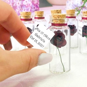 Mis 15 Anos Party Favors, 16th Birthday Party Favors with Forever Rose, Quinceanera Party Favors For Guests, Sweet Sixteen Keepsakes