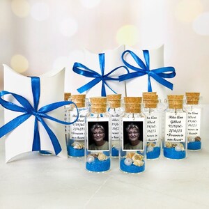 Celebration Of Life Favors Funeral Favors with photo for loss of grandmother Memorial gifts for funerals Keepsake bottle For Guests In Bulk