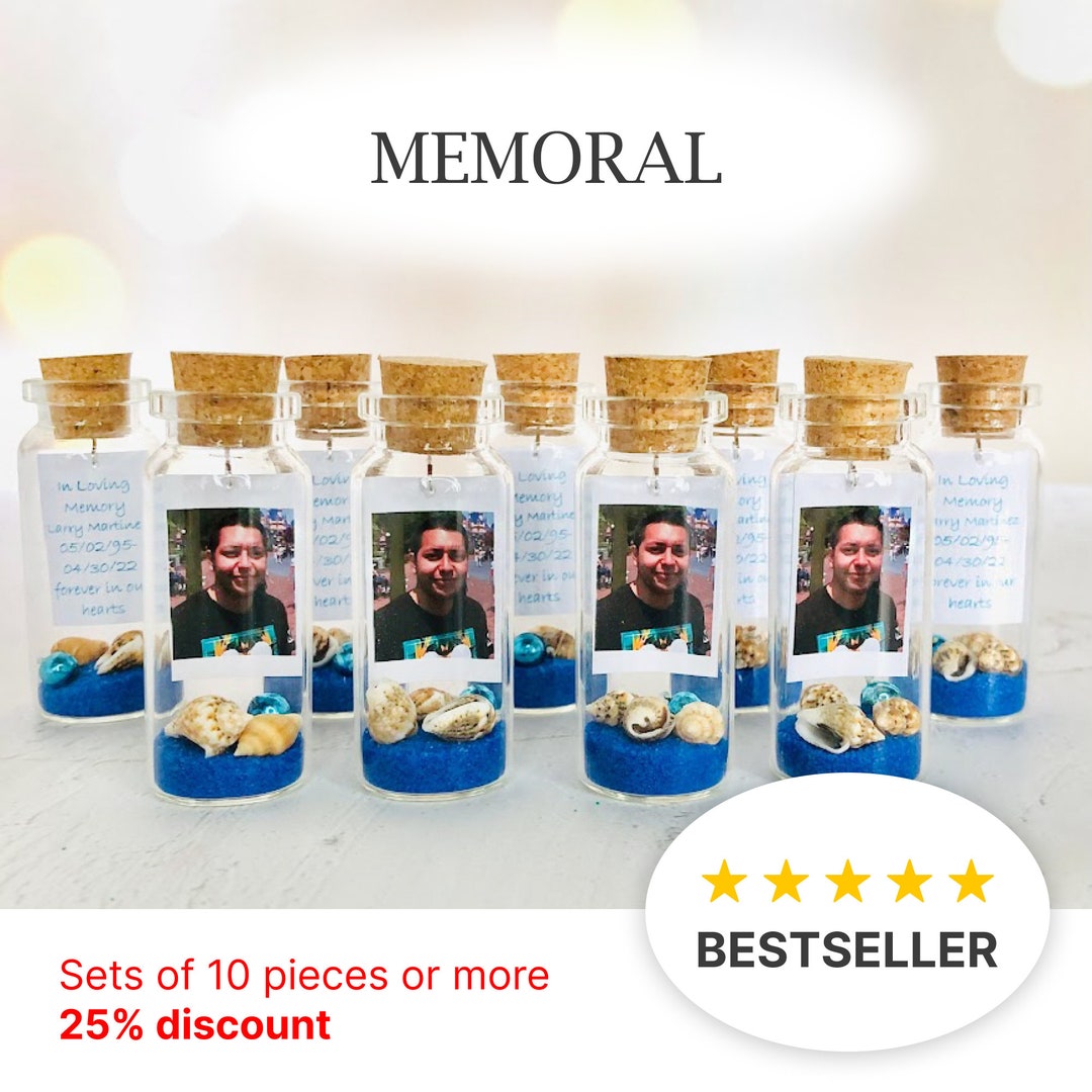 Funeral Favors With Photo Celebration of Life Favors for Loss of