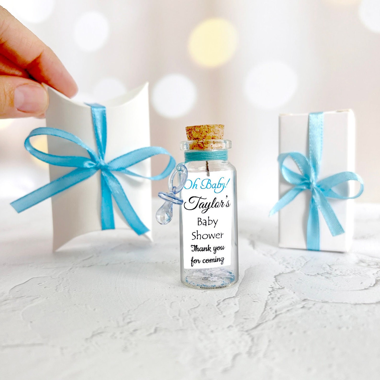 Personalized Favors Set for Baby Shower Party - Custom Gifts for Guest ...