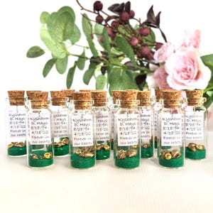 Celebration Of Life Favors, Memorial Gifts of Loss of a Loved One, Custom Message Bottle Funeral Favors, Forget Me Not Keepsakes in Bulk