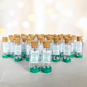 Beach Wedding Favors For Guests In Bulk, Beach In A Bottle Mini Keepsake, Message In A Bottle Save The Date, Bottles Favors For Beach Party