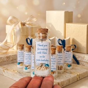 Custom 50th Birthday Party Favors for Guests, Personalized Cruise Souvenir in Bulk, Nautical Adult Milestone Keepsake Gifts Set