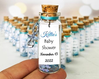 Personalized Favors set for Baby Shower Party - Custom Gifts For Guest in Bulk - Baby Shower Miniature Bottles Unique Favors For Guests