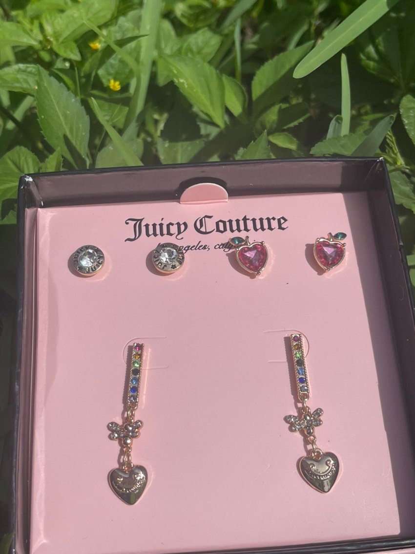 Juicy Couture, Jewelry, Juicy Couture 4strand Resin Heart Necklace Epc