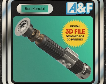 Sable de luz de Obi-Wan Kenobi STL (Una nueva esperanza)