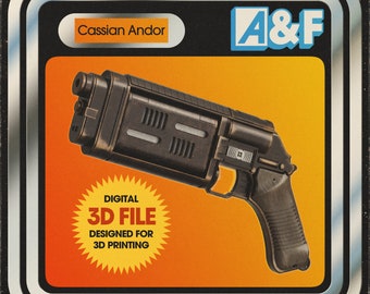 Cassian Andor MW-20 Bryar Blaster, version STL (Andor)