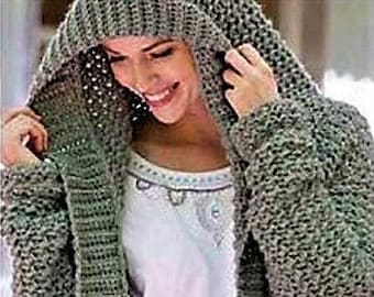 Crochet hooded jacket pattern 2025