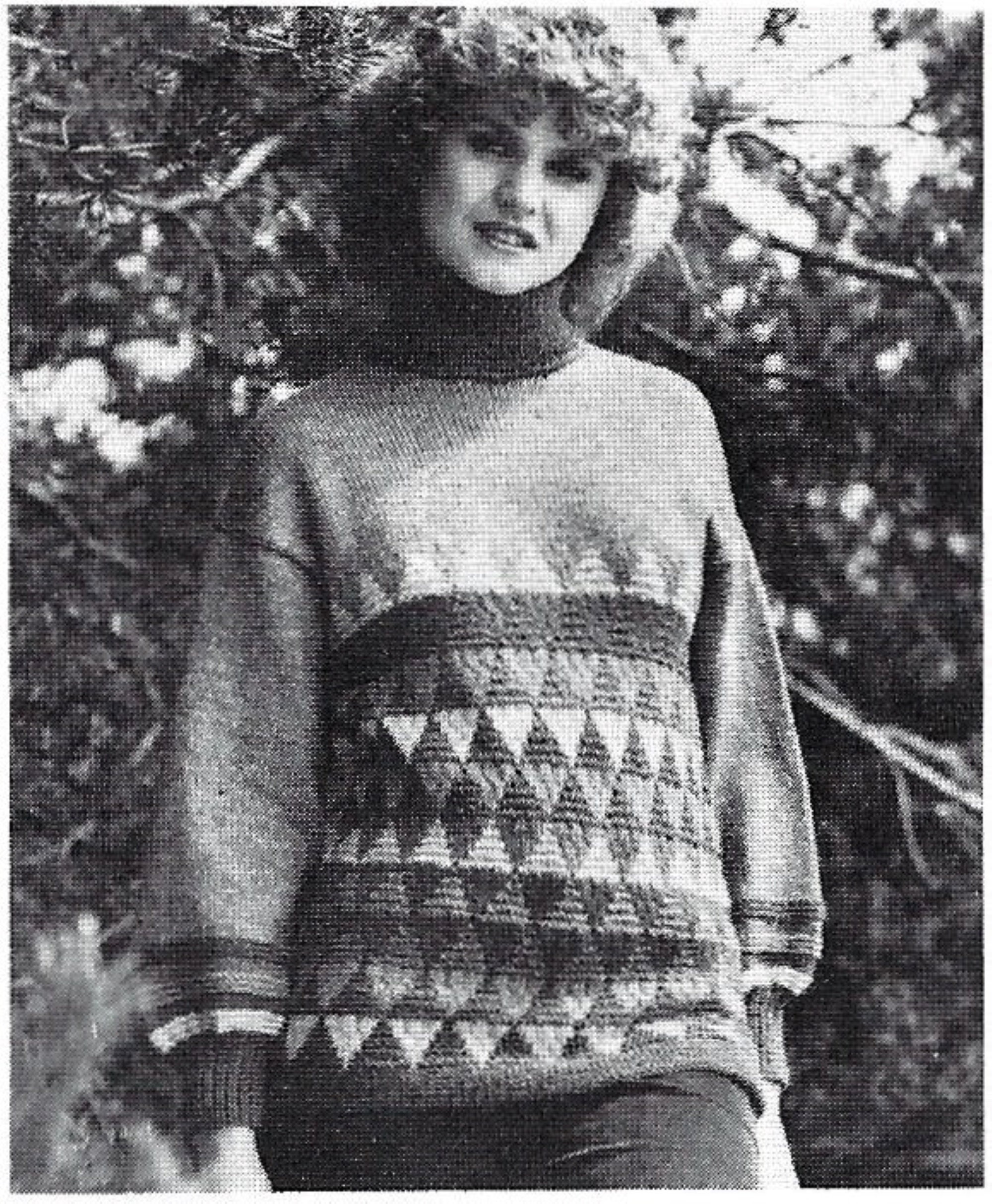 PDF Knitting Pattern Ladies 70s Long Boho Hippy Cardigan Coat