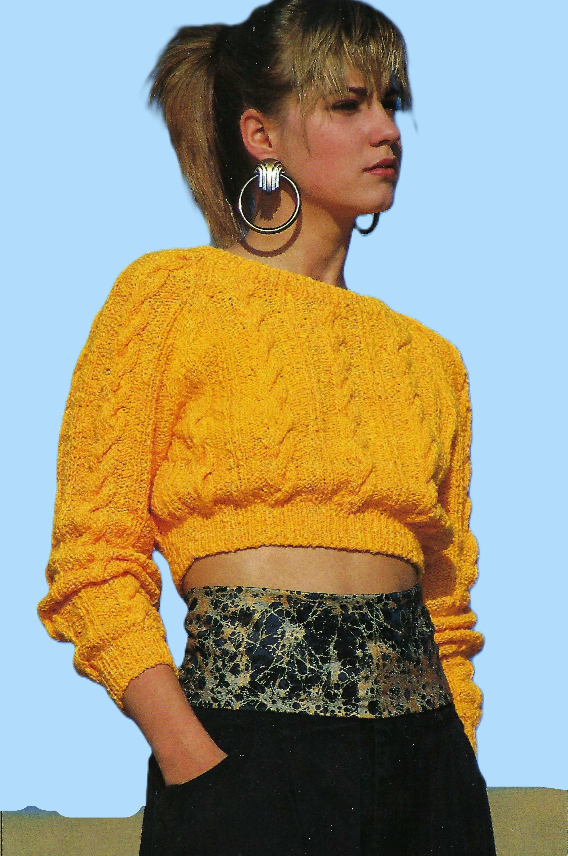 Crop Top Vert Foncé À Manches Longues Et Col Haut | Tops | PLT FR