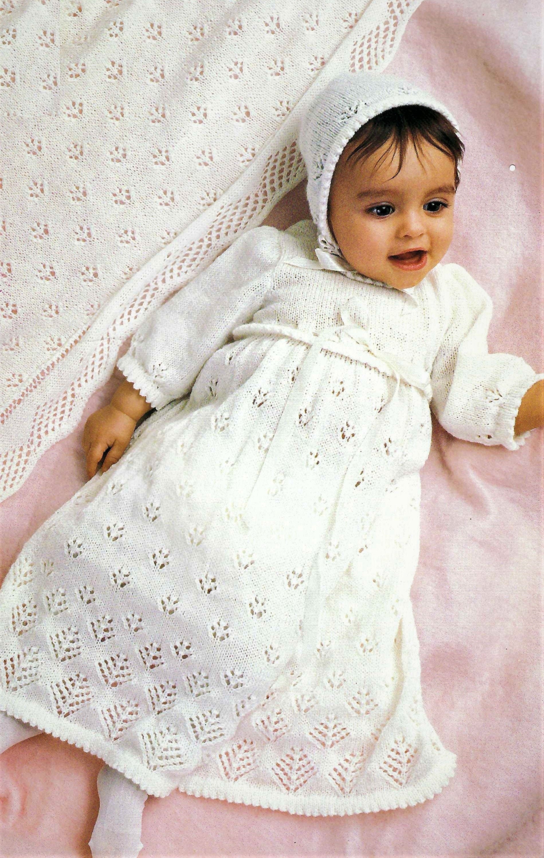 Angelic Grace Christening Gown Knit Pattern