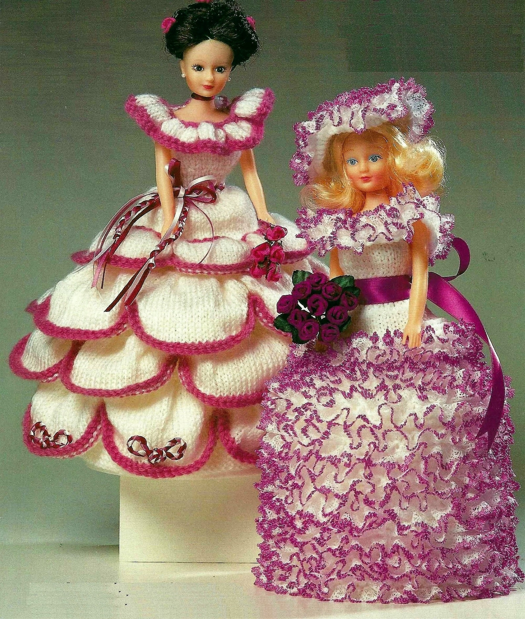 Crochet Toilet Paper Holder Barbie Doll Dress