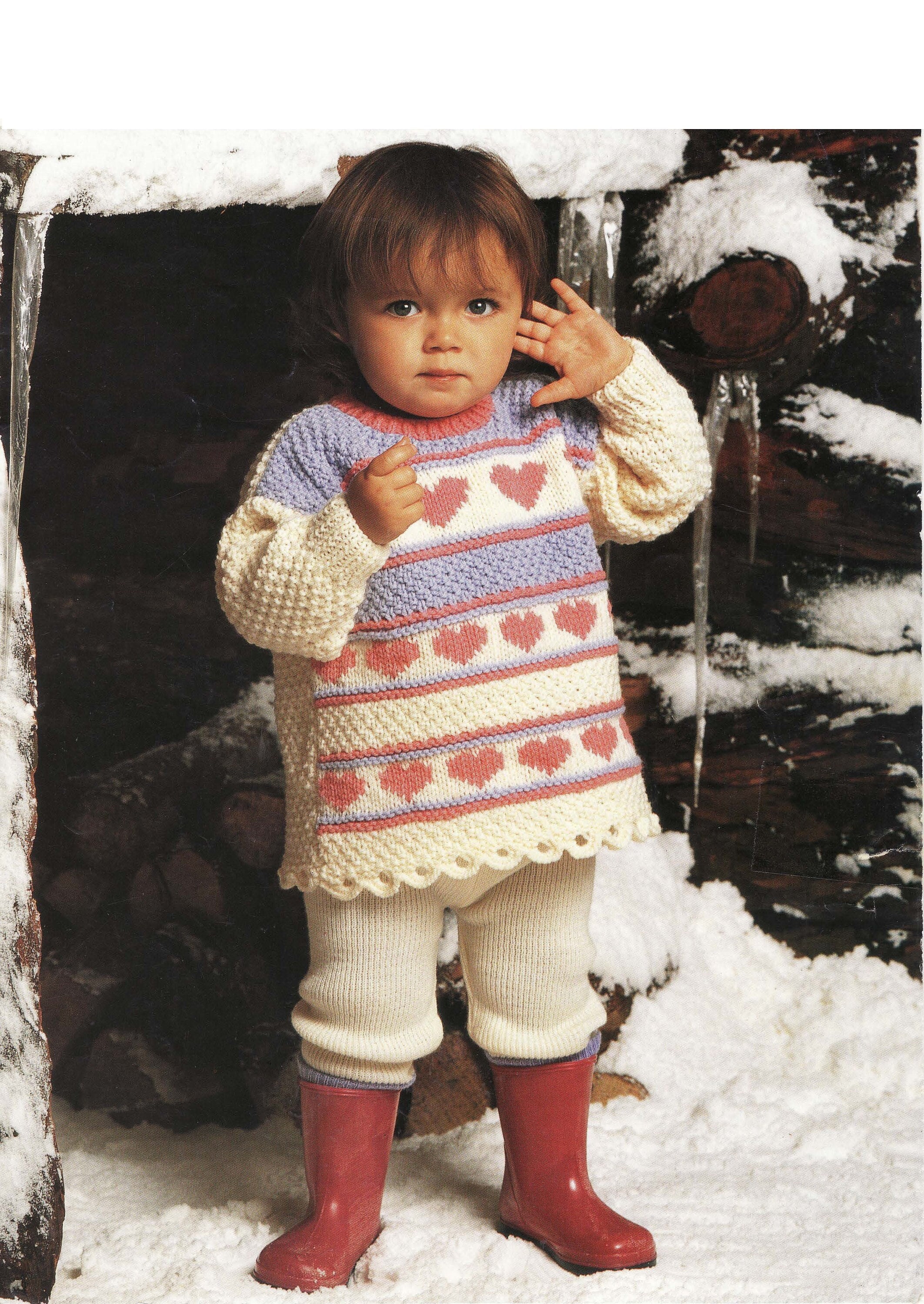 Heart Fair Isle Sweater - Etsy