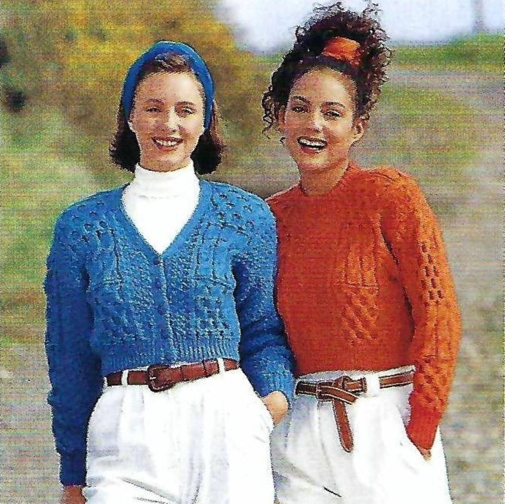 Ladies Crop Cardigan Cable Sweater Womens Short Length Jumper PDF