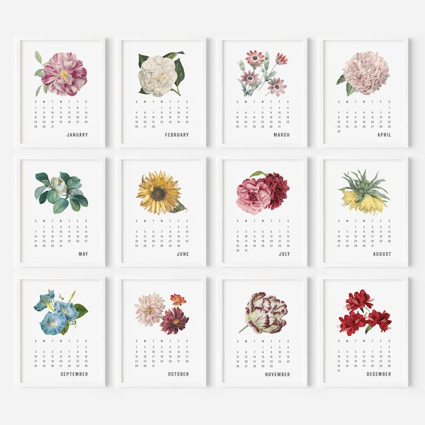 Poster Calendar Etsy