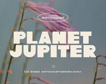 Planet Jupiter - Bold Font, Crafting Font, Retro Font, Groovy Font, Poster Font