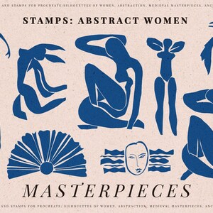 Masterpieces: Procreate & Photoshop Stamps | Character Creation Brushes ...
