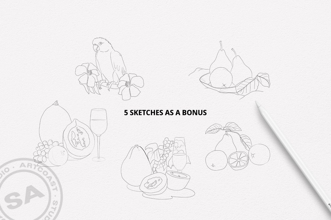 Realistic Gouache Brushes for Procreate Etsy