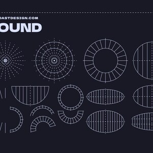 Procreate Brush Pack | 68 Lettering and Typography Grids