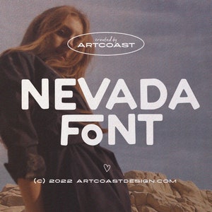 SA Nevada - Handwritten Retro Font, Fonts for Cricut, Crafting Fonts