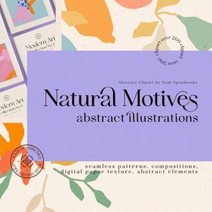 Formas orgánicas, imágenes prediseñadas para Canva, Notion, motivos naturales, conjunto abstracto, imágenes prediseñadas vectoriales, vectores, imágenes prediseñadas PNG, patrones sin costura