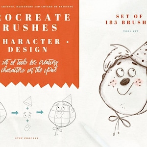 Procreate Stamps & Emotes | Body Brushes for Procreate | Digital Download - Procreate Kit