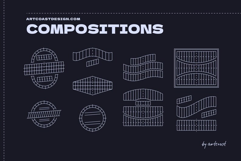 Procreate Lettering Grids – 68 Custom Grids for Perfect Typography and Design