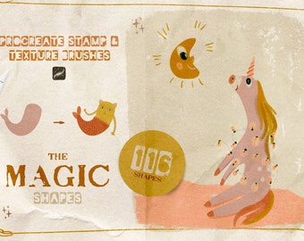 Procreate Magic Shapes Brushes — Character Creator Set for Procreate