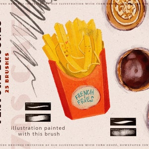 Procreate Texture Brushes | Retro & Vintage Brush Set | Digital Download