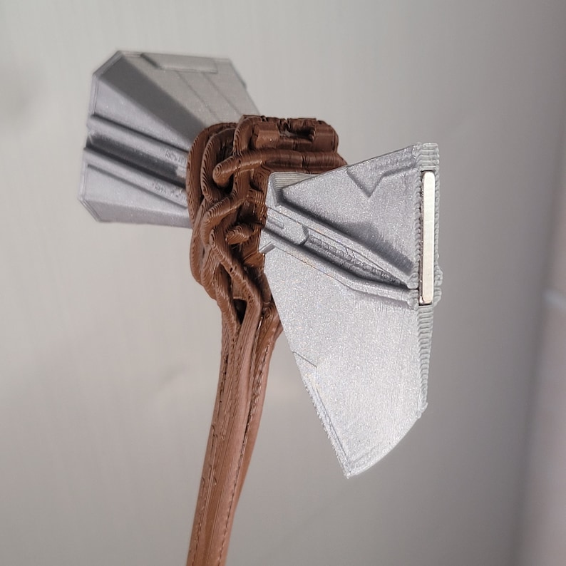 Magnetic Stormbreaker Axe Thor - Mjolnir Marvel Fridge Magnet Gift Avengers Love and Thunder Endgame Infinity War Ragnarok Thor's Cosplay image 3
