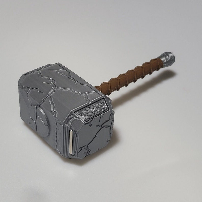 Cracked Magnetic Mjolnir Hammer Mighty Thor - Marvel Fridge Magnet Gift Avengers Love and Thunder Endgame Infinity War Ragnarok Thor's image 4