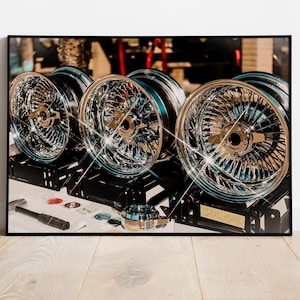 Lowrider Rims Photography Print