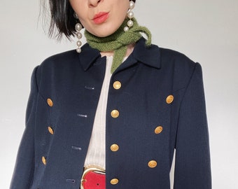 Blazer vintage|blazer degli anni '80|femminile| Unico| moda sostenibile| Anni 90/80| Oversize| giacca| Giacca in lana|