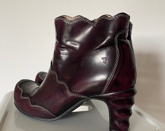 Vintage y2k Stiefel Halbstiefel | Vintage Boots| Lederboots| Tiggers