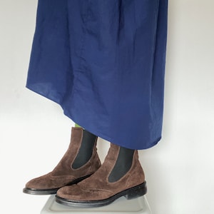 Vintage suède laarzen| Vintage laarzen| Chelsea | Enkellaarzen| Leren laarzen| Suède