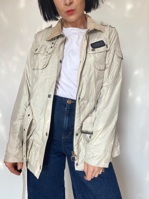 Barbour, Vintage Barbour Rainbow Jacke| Regenjacke| Steppjacke| Unikat| nachhaltige Mode| 00er|