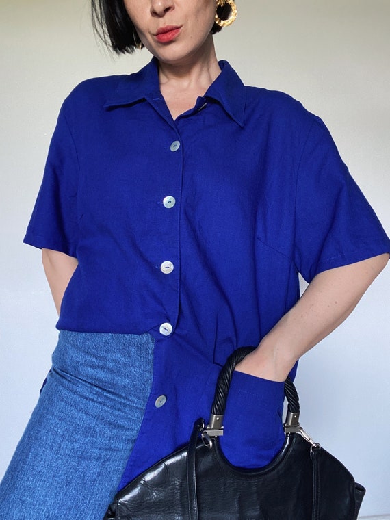 Vintage Bluse| feminin| Unikat| nachhaltige Mode|… - image 1