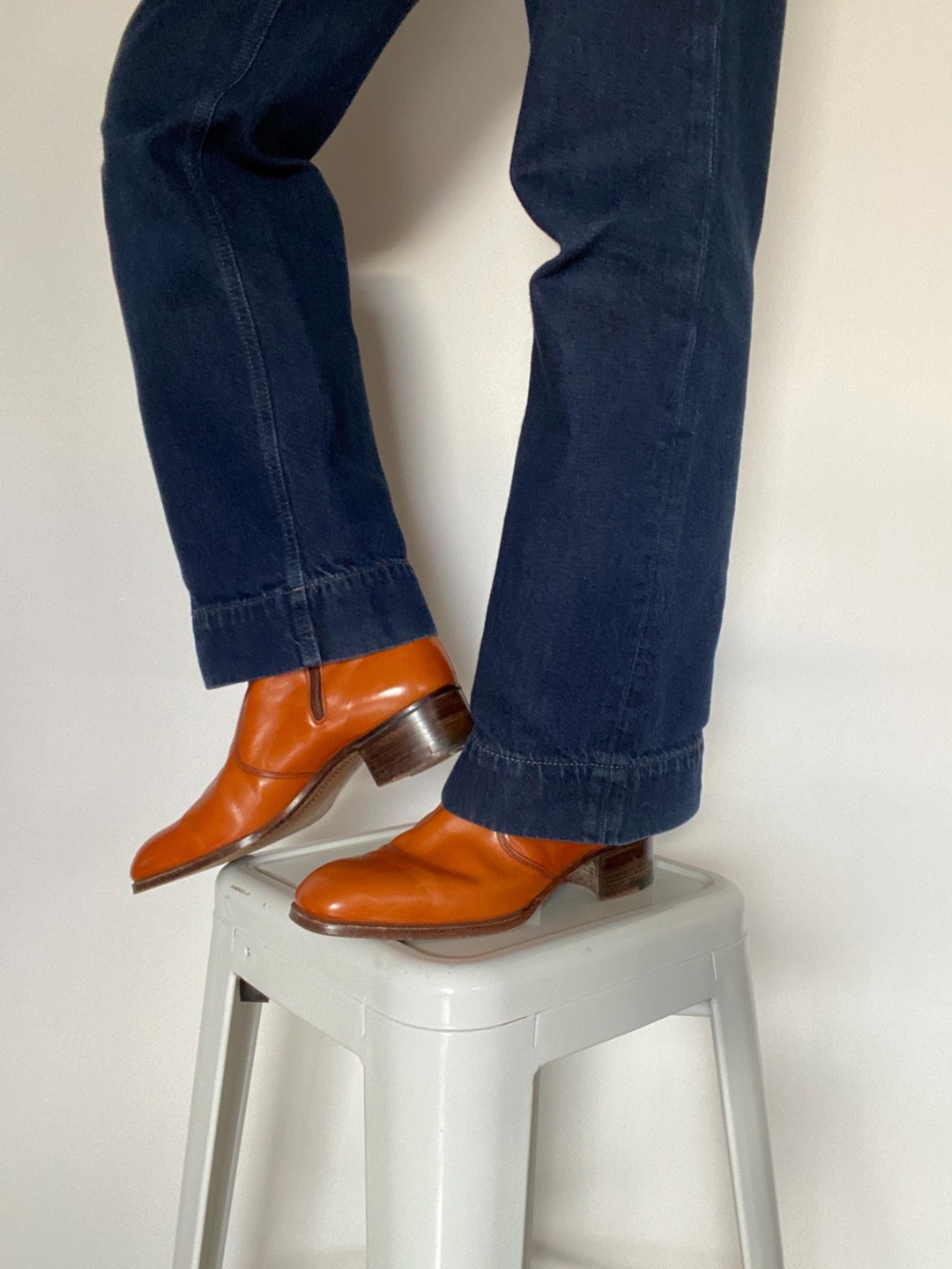 Bottes Vintage Bordeaux TESTONI Pour BELTRAMI Italie - Taille 37,5 - Occasion Cuir