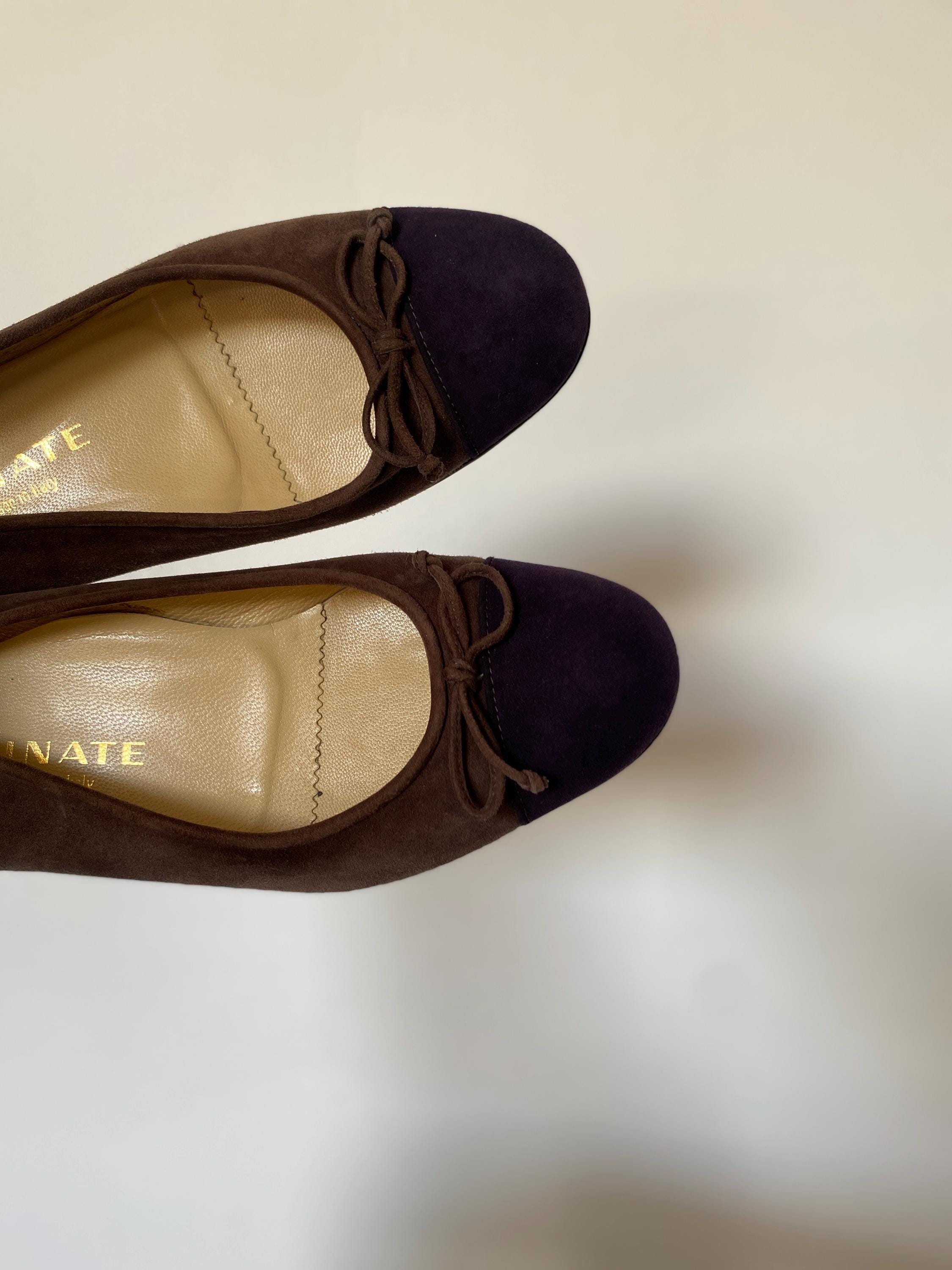Ballerines Vintage Michelle D Imprimé Zèbre - Taille 36.5 EU - Occasion Très Bon état