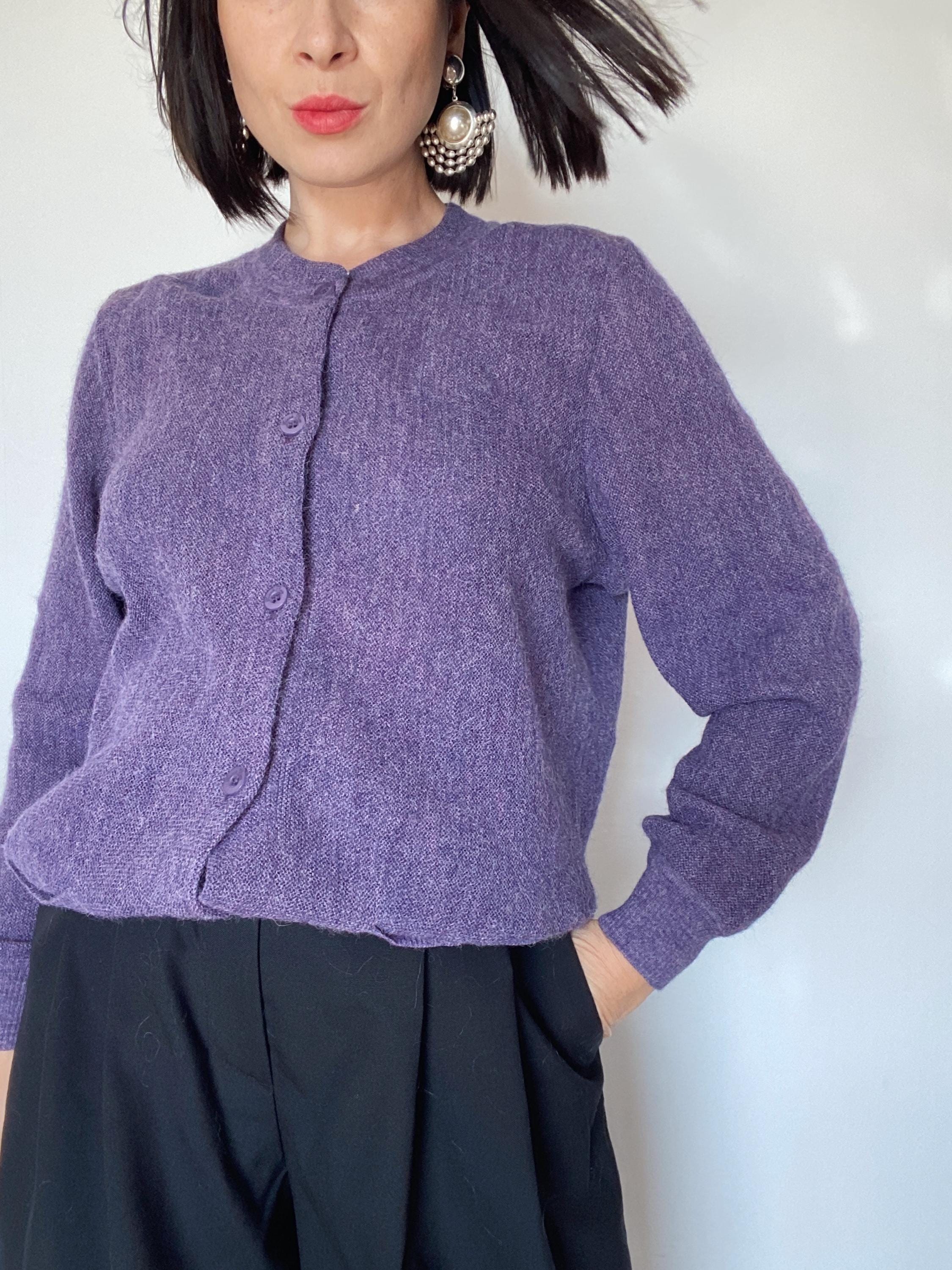Vintage Alpaca Cardigan Unique Sustainable Fashion Slow